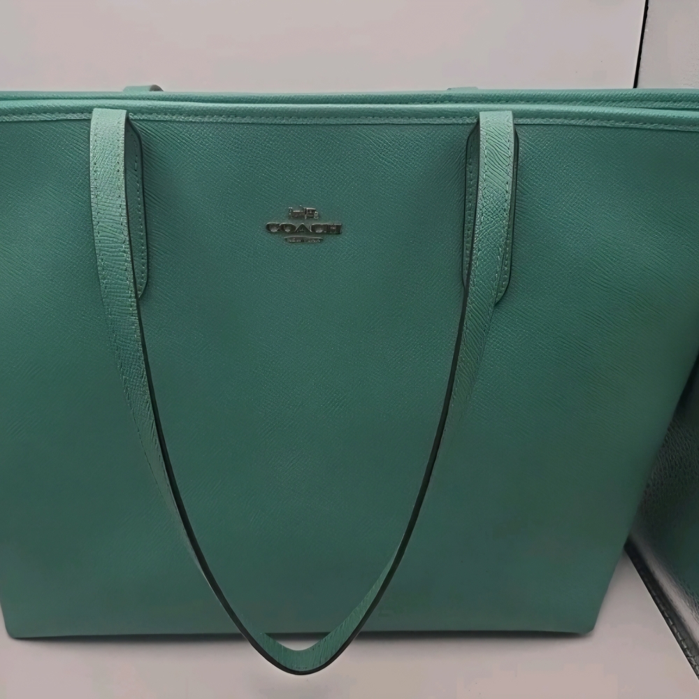 Coach Green City Tote Bag
